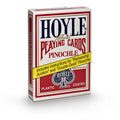 Hoyle Pinochle Playing Cards – Shell Back (Red & Blue, Jumbo Index)