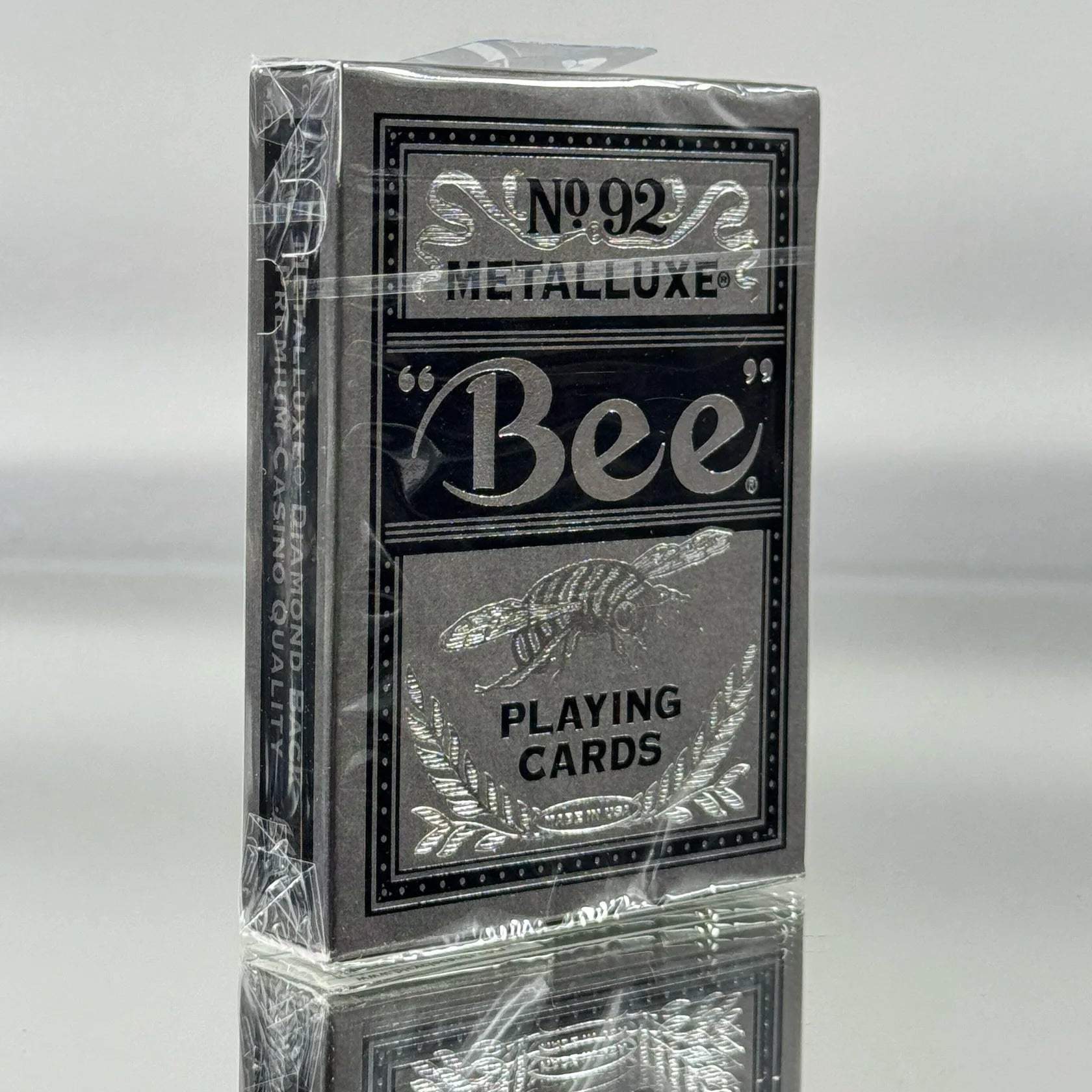 Bee Silver Metalluxe Playing Cards – Limited Edition (2,800 Decks)