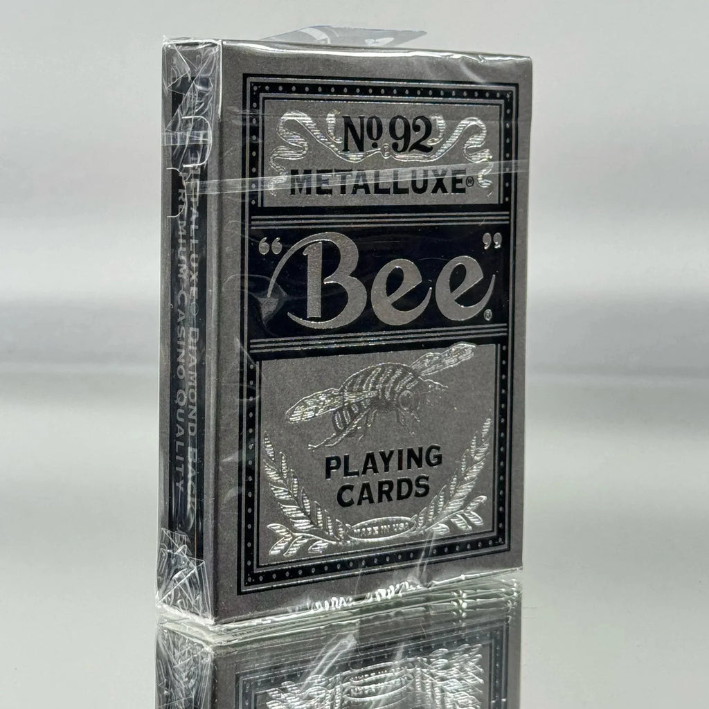 Bee Silver Metalluxe Playing Cards – Limited Edition (2,800 Decks)