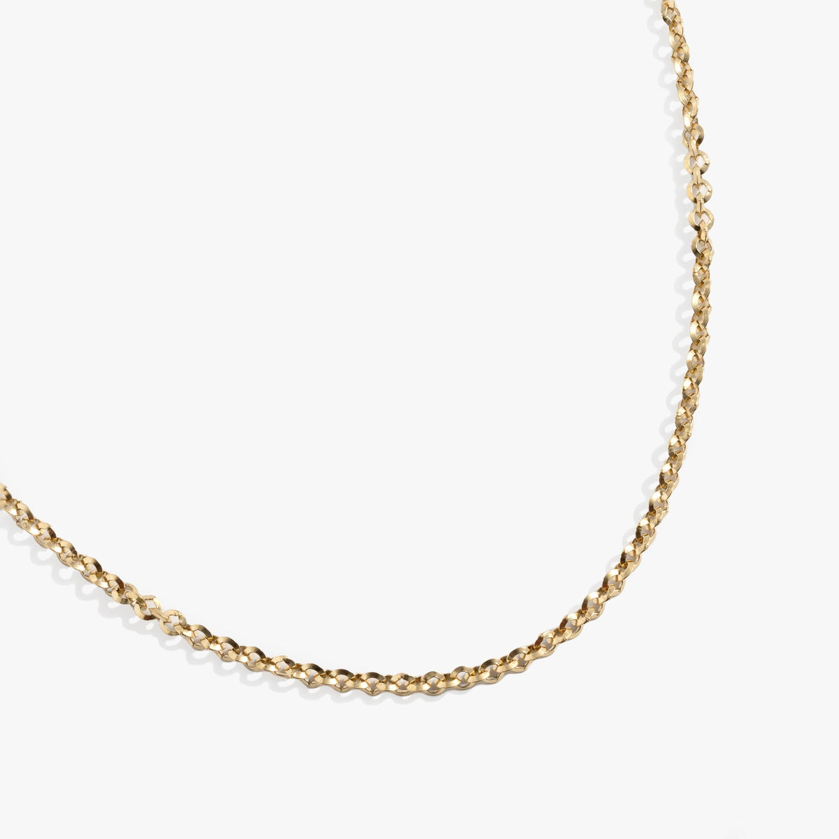 Faceted Rolo Charm & Layering Necklace