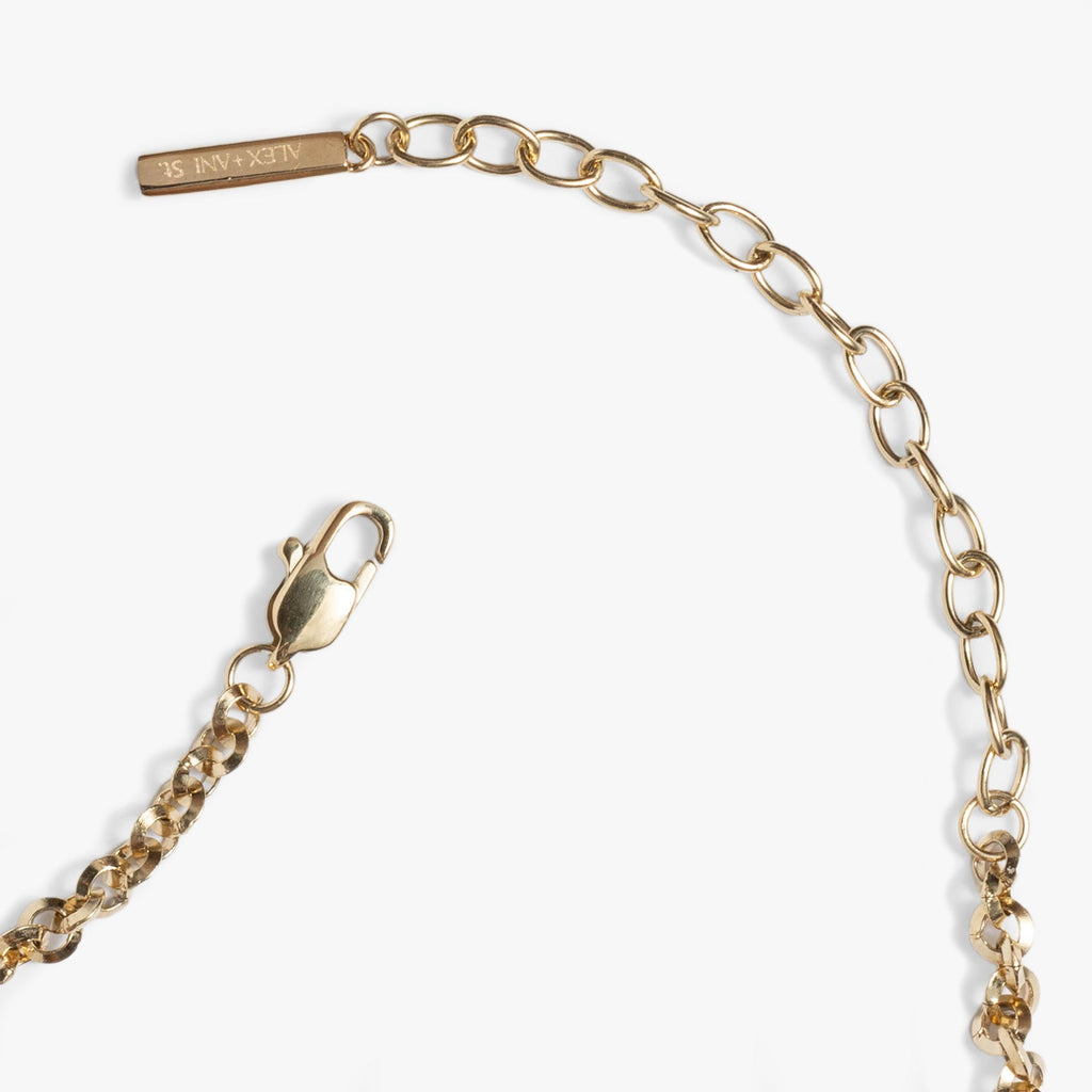 Faceted Rolo Charm & Layering Necklace