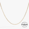 Faceted Rolo Charm & Layering Necklace