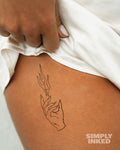 Internal Flame Tattoo