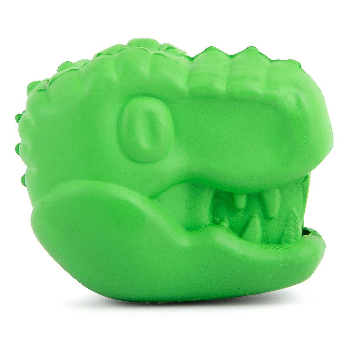 Jeffers T-Rex Natural Rubber Treat Dispensing Dental Dog Chew Toy for Medium Chewers with Vanilla Scent