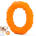 Jeffers Wavy Ring Tugger Natural Rubber Dog Chew Toy for Tug, Fetch & Dental Support
