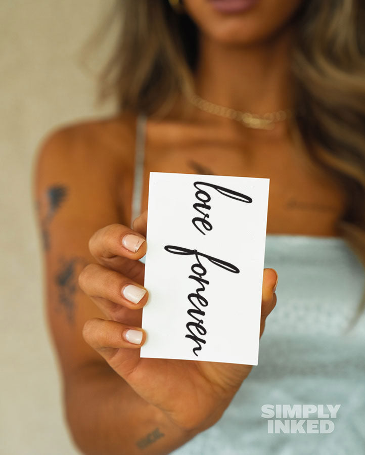 NEW "Love Forever" Tattoo