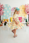 Easter Picnic Smocked Ruffle Dress