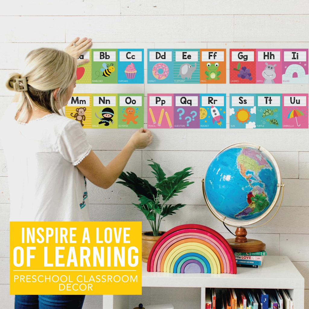 Letters & Numbers Jumpstart Kit: Colorful 12 Poster Pack