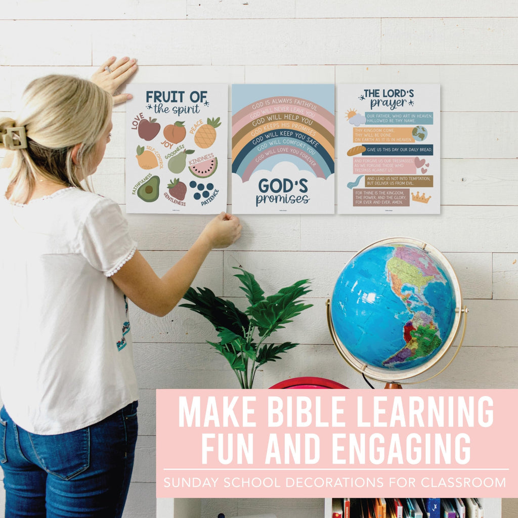 Bible Learning Kit, Boho 9 Poster Pack