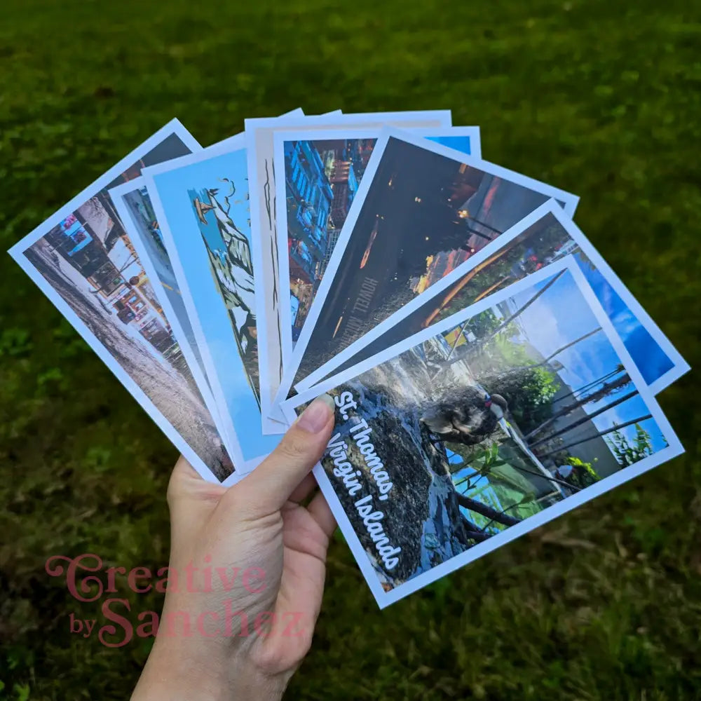 Michigan Can Postcard – Fun Great Lakes Illustration – Original Postcard by Creative By Sanchez
