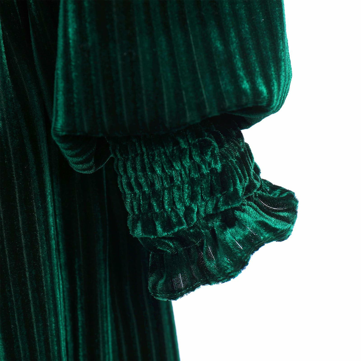 IMEKIS Toddler Velvet Christmas Dress Dark Green Long Sleeve Size 2-3T