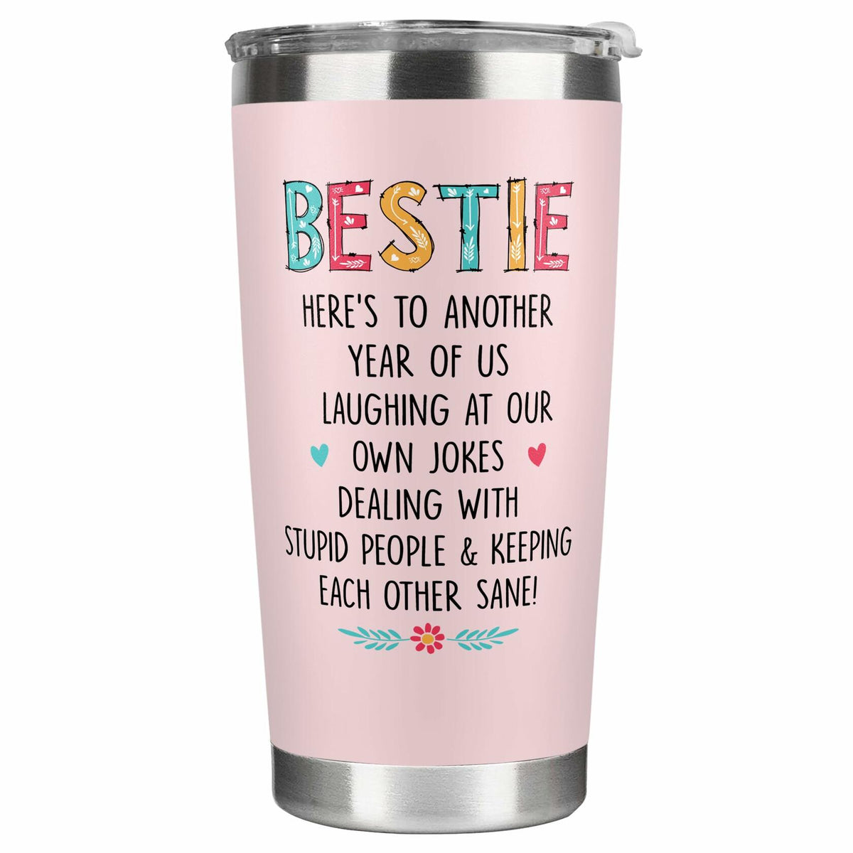 GINGULMINA Birthday Gifts for Women Friends 16 Oz Can Glass Friend 09