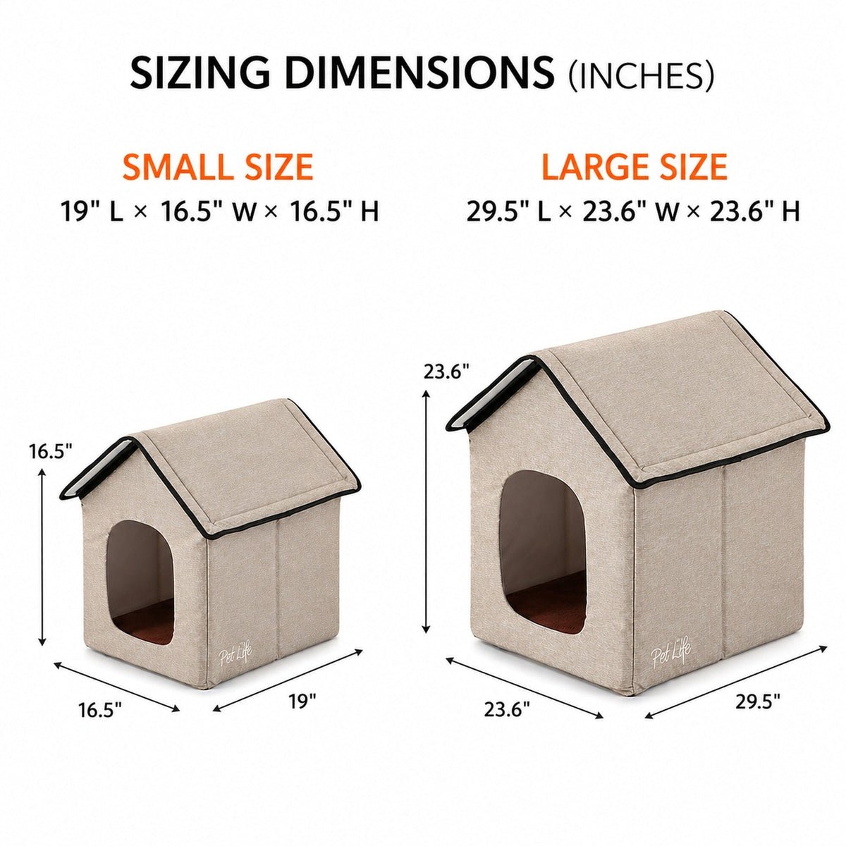 Pet Life 'Hush Puppy' Collapsible Electronic Heating and Cooling Smart Pet House