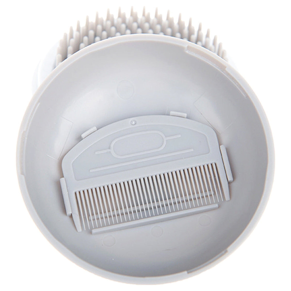 Pet Life ® 'Bravel' 3-in-1 Travel Pocketed Dual Grooming Brush and Pet Comb