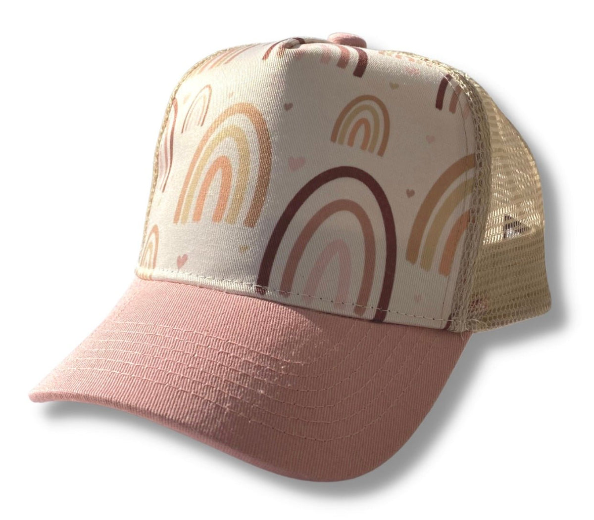 Rose Rainbow Trucker Hat