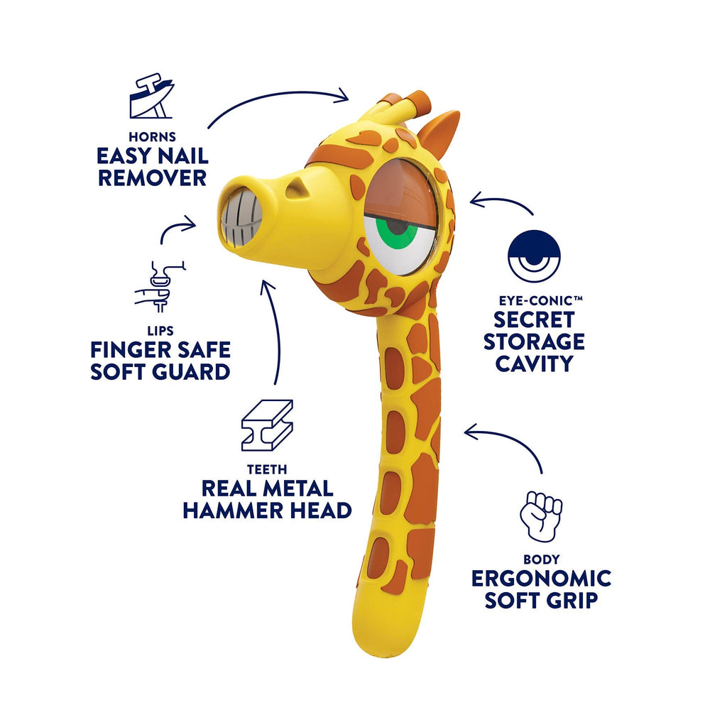Kids Yellow Giraffe Hammer | Stretch