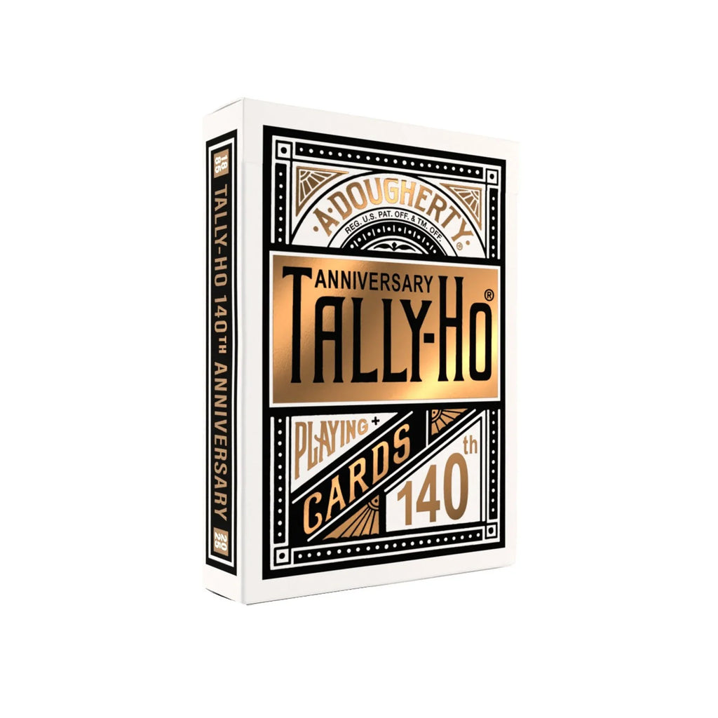 Tally-Ho 140th Anniversary Gold Metalluxe Playing Cards – Limited Edition