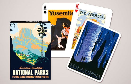 Piatnik National Parks Playing Cards – Vintage Poster Art Deck