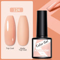 Womens Glossy Colorful 8ml Nail Gel Polish Permanent UV LED Summer Winter High Quality Fashion Design